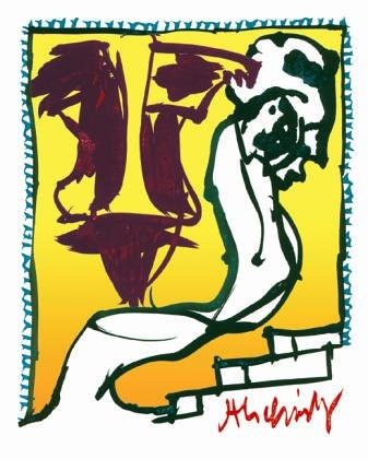 Pierre Alechinsky, Werke aus f unf Jahrzehnten. Ausstellung in der Kunsthalle Emden, 30. April bis 10. Juli 2005