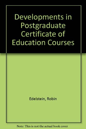 Developments in PGCE Courses