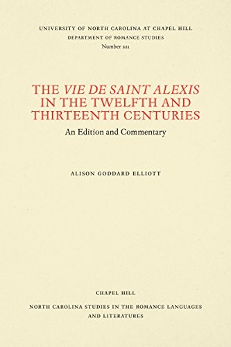 The Vie de saint Alexis in the Twelfth and Thirteenth Centuries