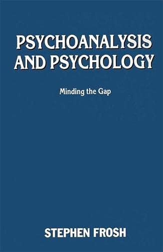 Psychoanalysis and Psychology