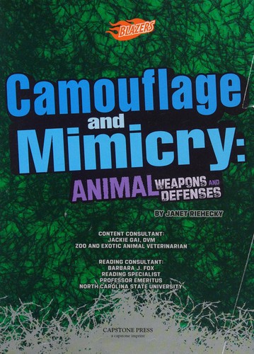 Camouflage and mimicry