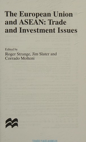The European Union and ASEAN