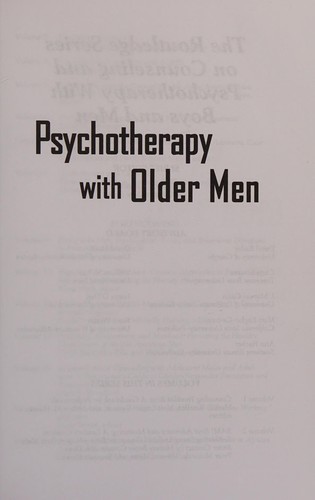Psychotherapy with older men