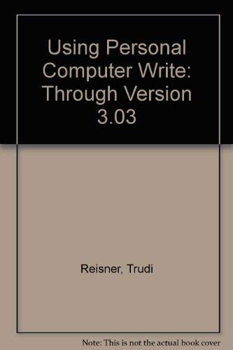 Using PC-Write