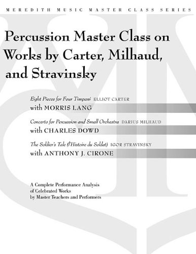 Percussion Master Class on Works by Carter, Milhaud, and Stravinsky