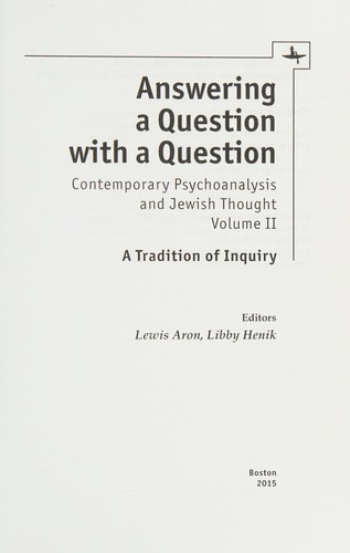 Answering a Question with a Question