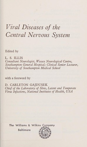 Viral diseases of the central nervous system