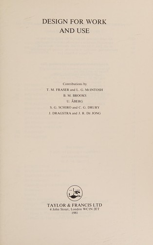 Design for Work and Use