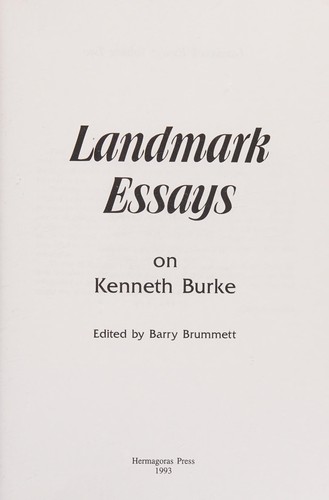 On Kenneth Burke