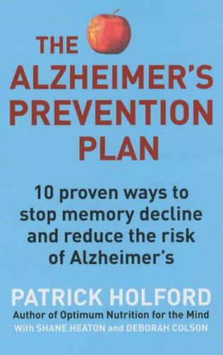 The Alzheimer's Prevention Plan