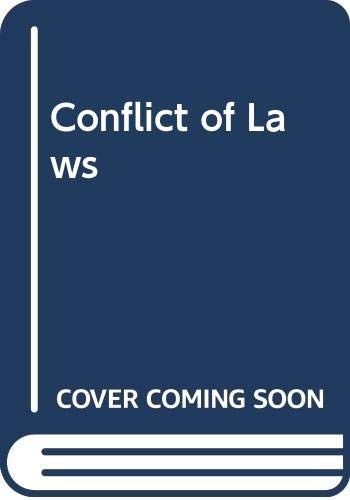 The Conflict of Laws