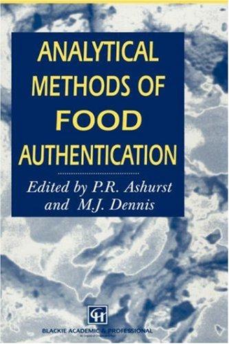 Analytical Methods of Food Authentication