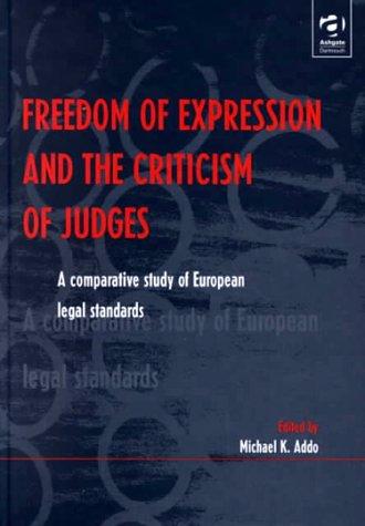Freedom of expression and the criticism of judges