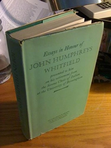 Essays in honour of John Humphreys Whitfield