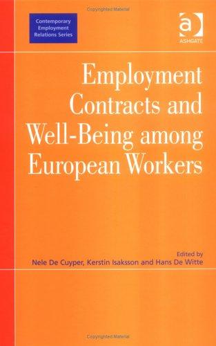 Employment contracts and well-being among European workers