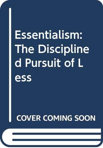 Essentialism: The Disciplined Pursuit of Less (Korean Edition)