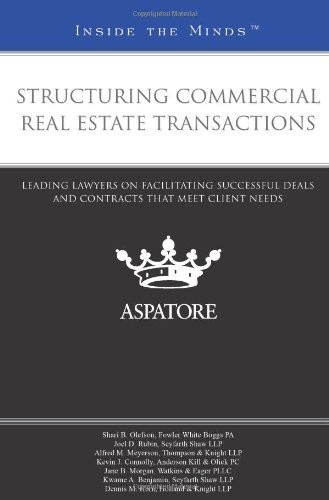 Structuring commercial real estate transactions