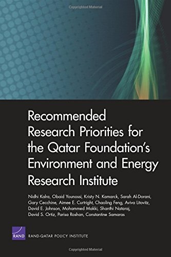 Recommended Research Priorities for the Qatar Foundation's Environment and Energy Research Institute
