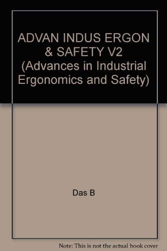 Advances in Industrial Ergonomics and Safety II