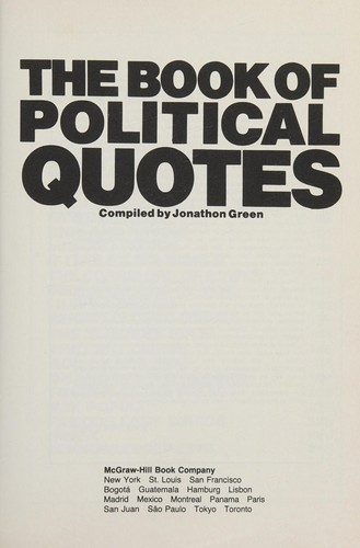 The Book of political quotes