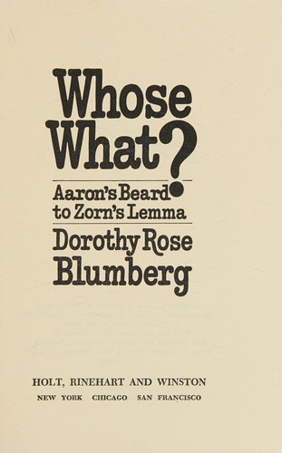Whose what?
