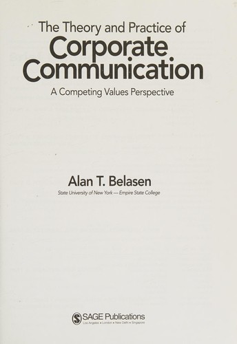The theory and practice of corporate communication