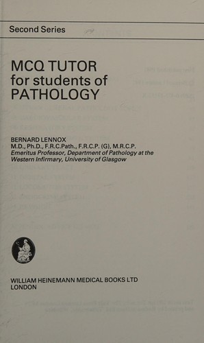 MCQ Tutor for Students of Pathology