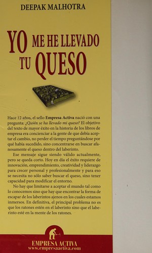 Yo me he llevado tu queso