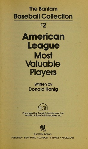 American League most valuable players