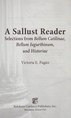 A Sallust Reader