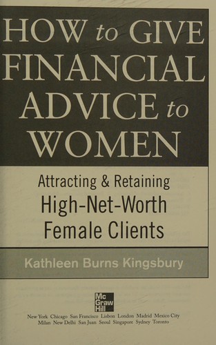 How to Give Financial Advice to Women