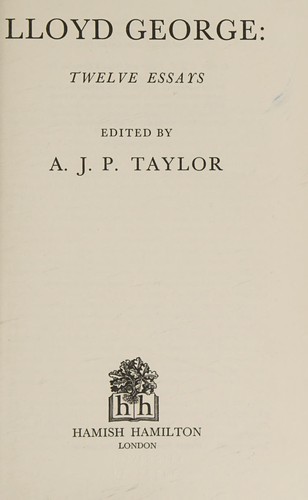 Lloyd George: twelve essays