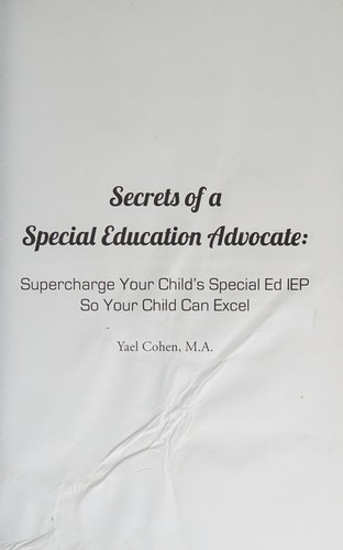Secrets of a special education advocate