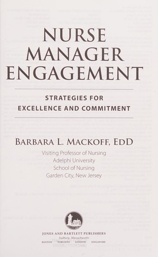 Nurse Manager Engagement