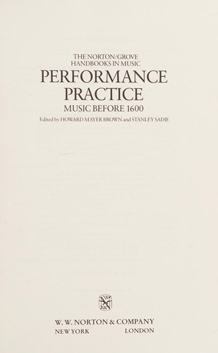 Performance practice