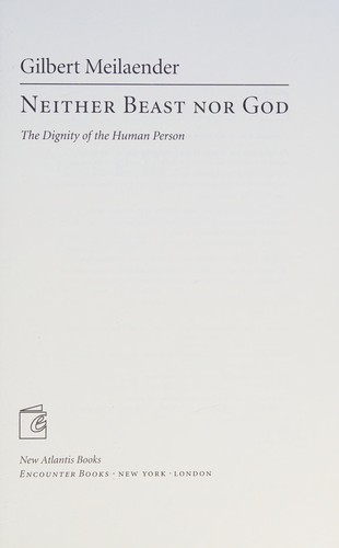Neither beast nor God