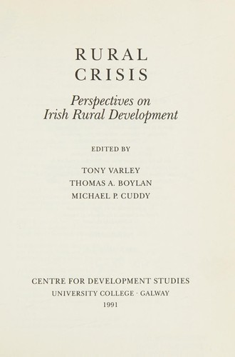 Rural Crisis