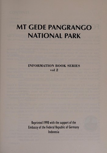 Mt. Gede Pangrango National Park