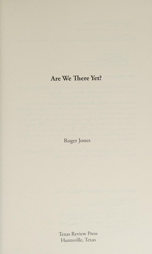 Are we there yet?