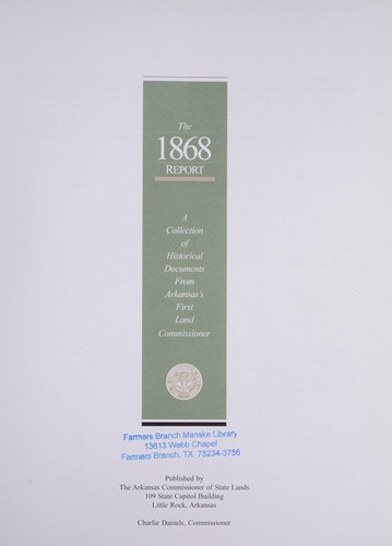 The 1868 Report