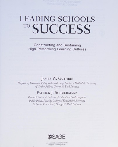 Leading Schools to Success