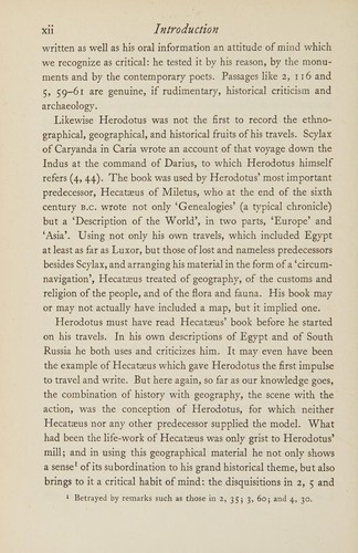Herodotus and the road to history