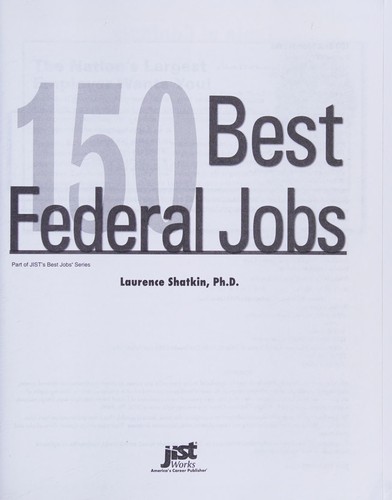 150 Best Federal Jobs
