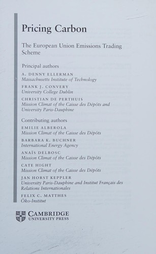 Pricing Carbon