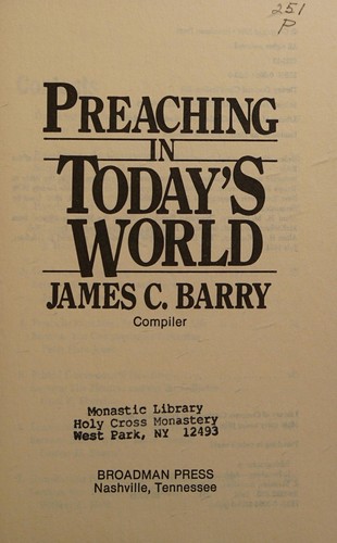 Preaching in Today's World
