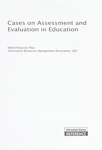 Cases on assessment and evaluation in education