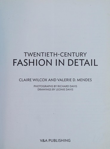 Twentieth-Century Fashion in Detail