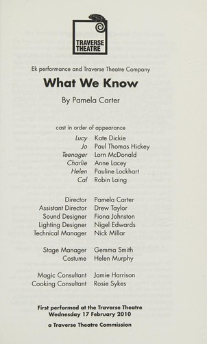 What We Know