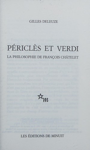 Périclès et Verdi