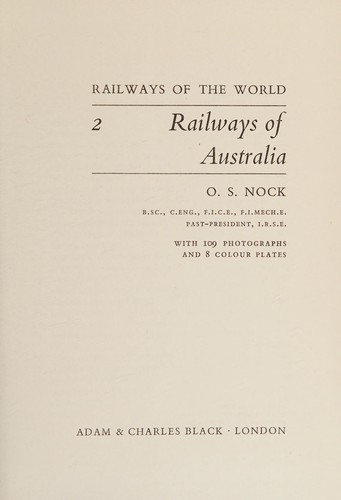 Railways of Australia